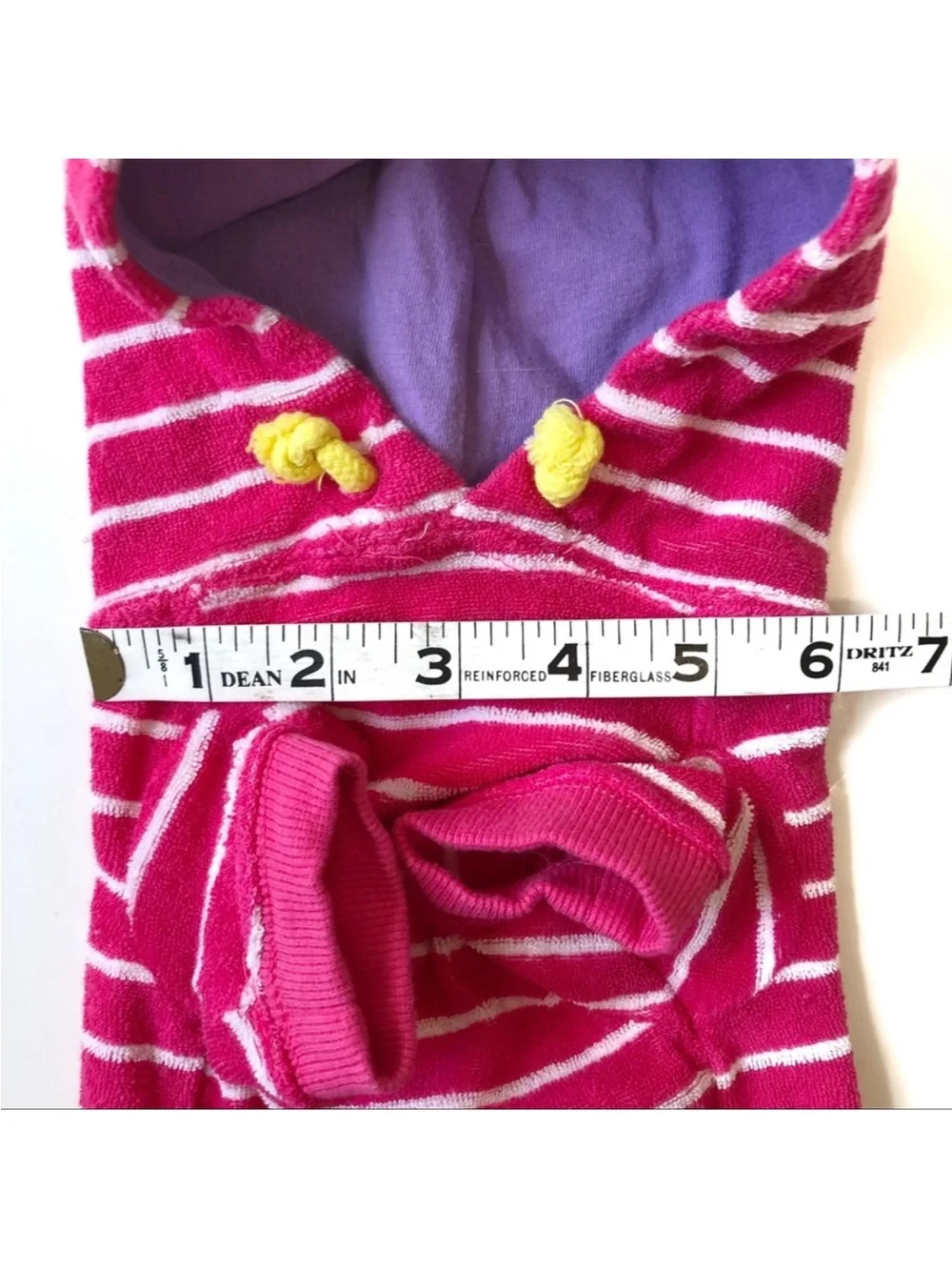 Dog Hoodie 3 for 15 SALE CLEARANCE Pink Striped Terry T-Shirt XS-S